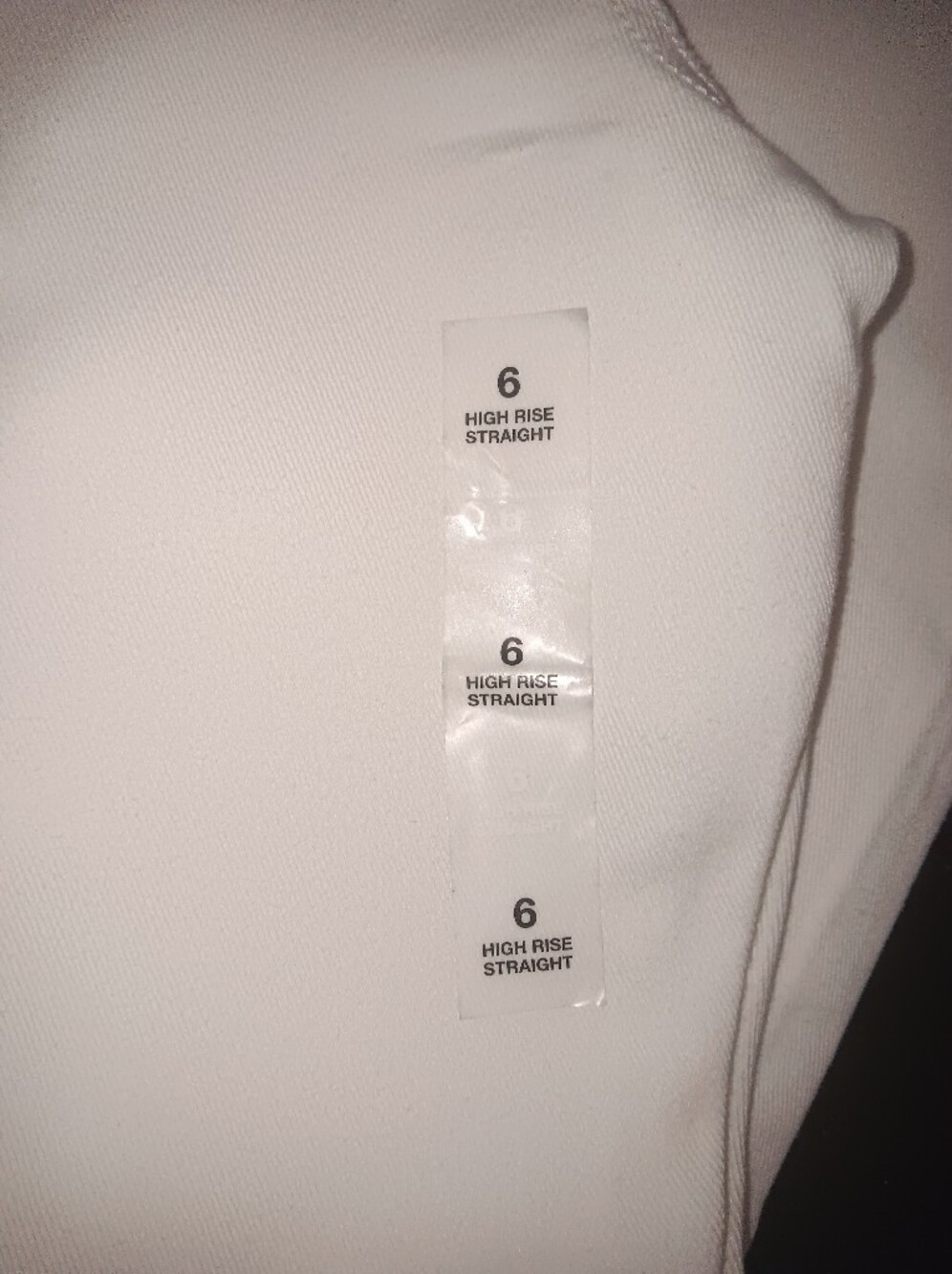 White Straight Leg Jeans- Style & Co. - Picture 2 of 6